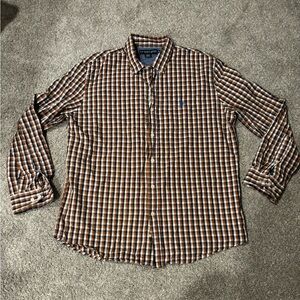 Polo by Ralph Lauren Men's Brown Plaid Shirt